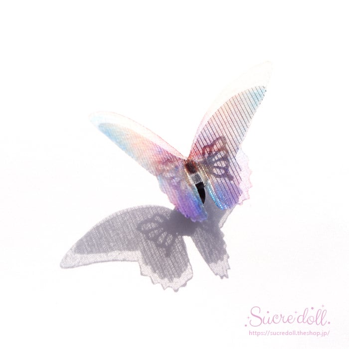 [彩虹]　胡蝶の夢　ヘアクリップ