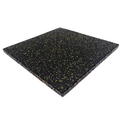 コストコ再販商品 セルデス New ゴムチップマット 25ミリ厚 50cm x 50cm 8枚セット イエローミックス(JL-02)