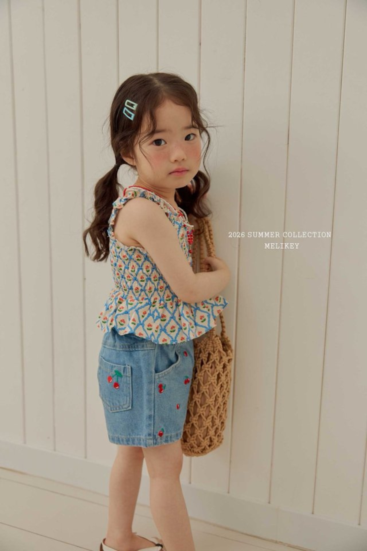 [MELIKEY] Mini Cherry Shorts (JS/JM) / [미라이키] 미니앵두반바지 (JS/JM)