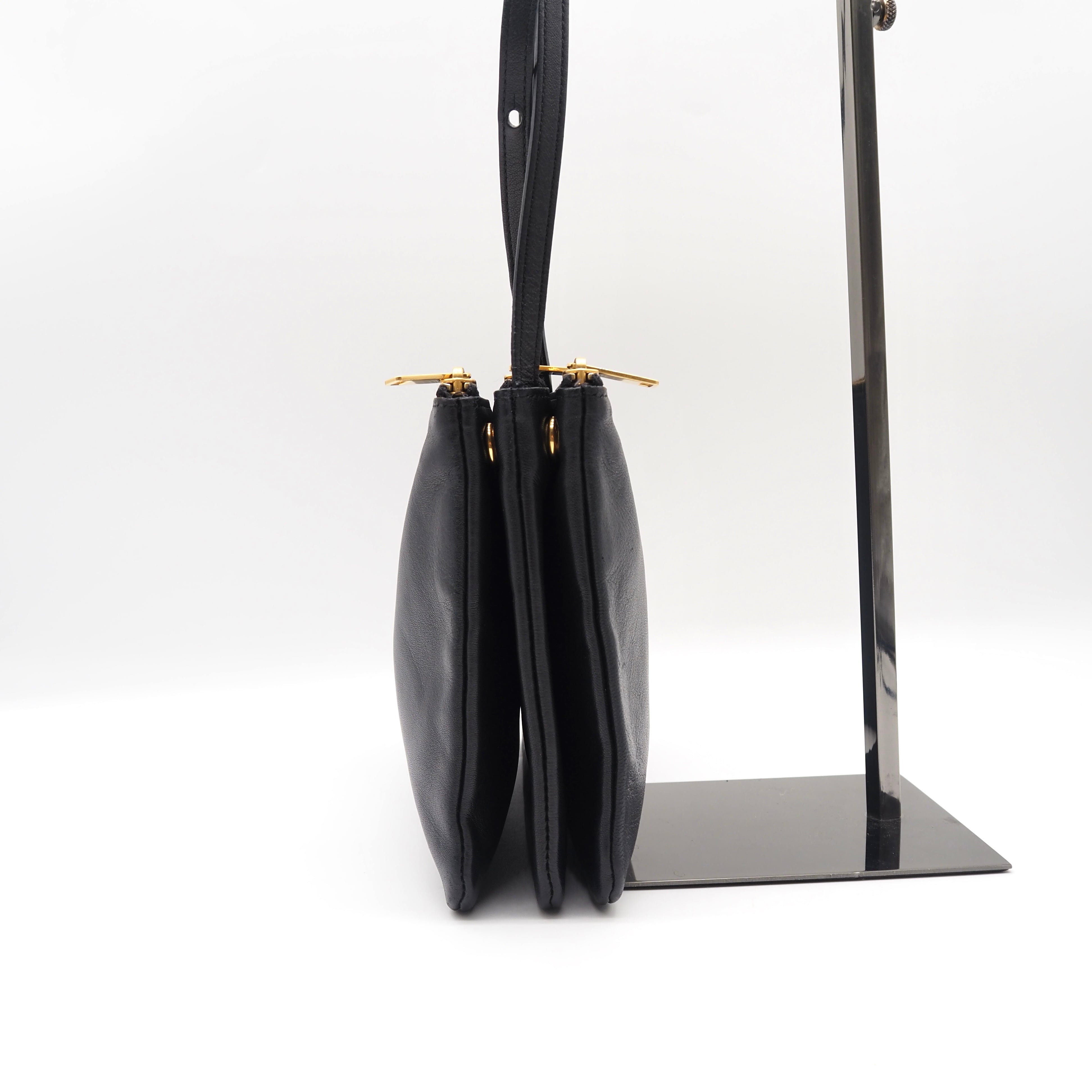 CELINE セリーヌ トリオ ラージ TRIO LARGE ショルダーバッグ レザー