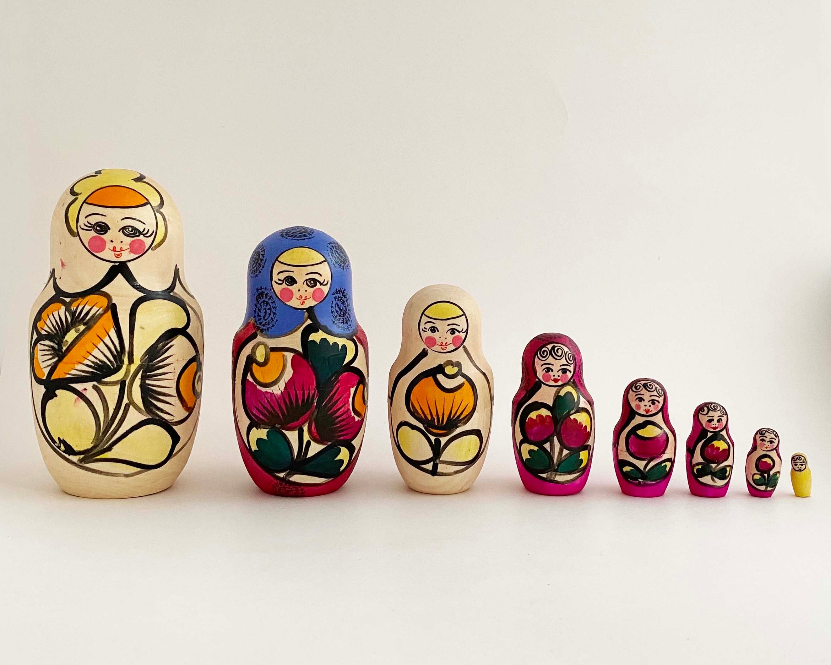 シンプル マイダン産マトリョーシカ / 8個組