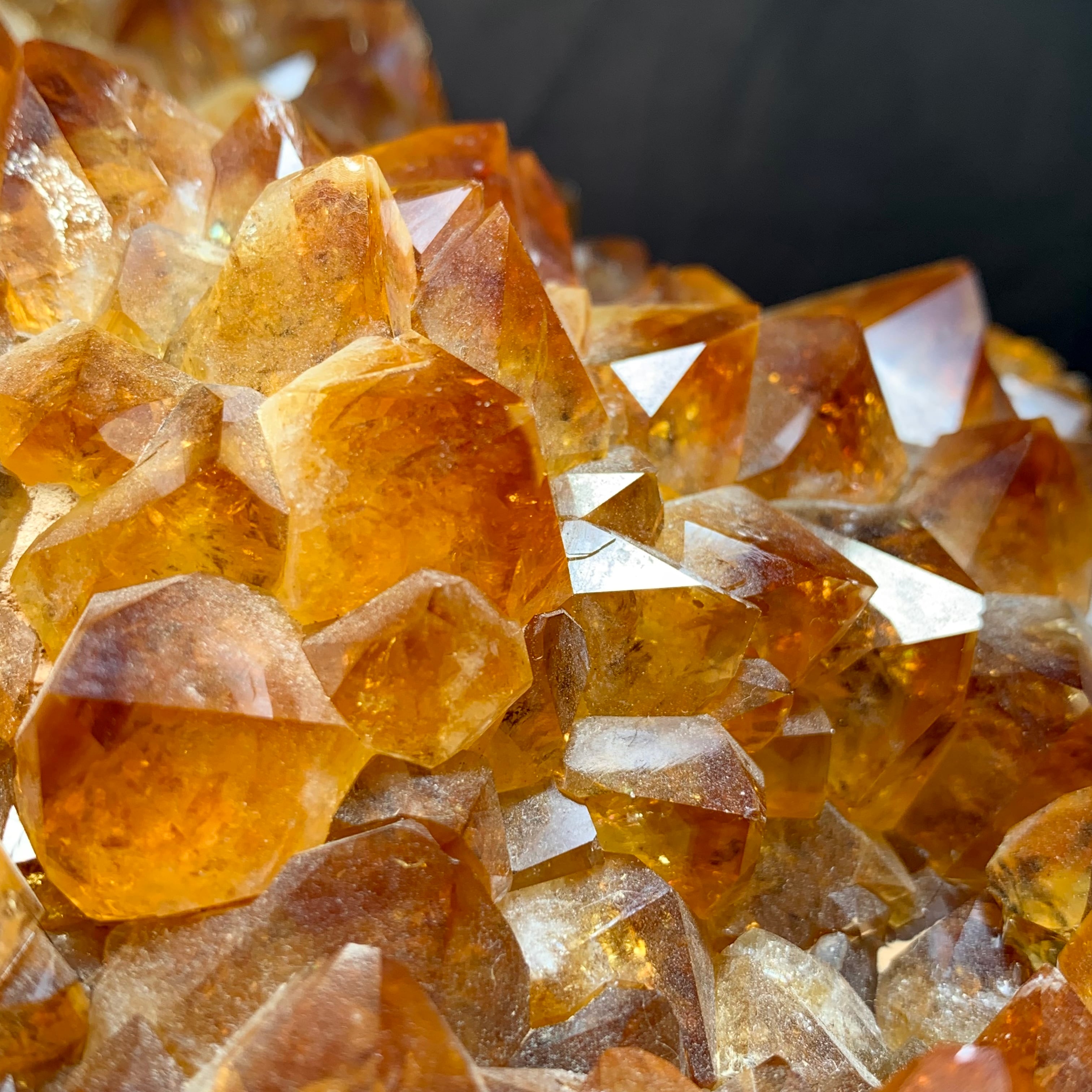 大型☆ディープシトリン 原石クラスター | Naturaltreasure