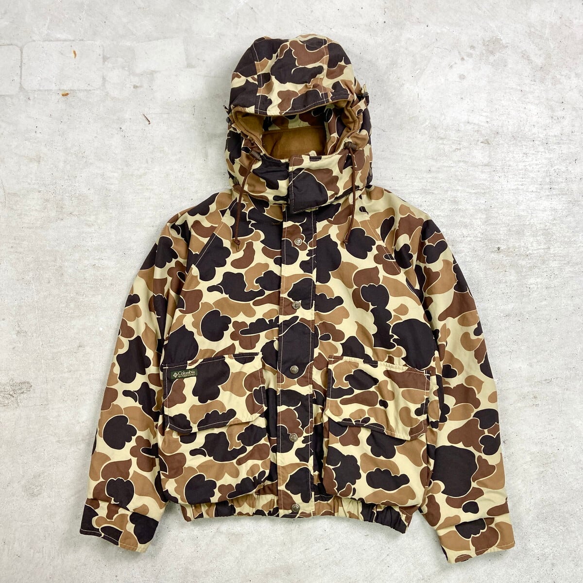 90年代 Columbia コロンビア OMNI TECH ダックハンターカモ マウンテン