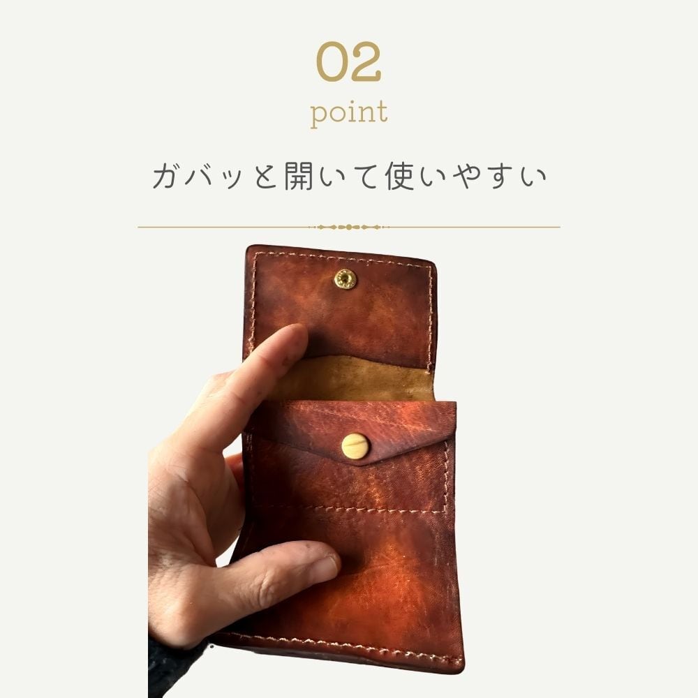 BERLUTI ブラウンミニ財布 手書き風デザイン BERLUTI ブラウンミニ財布