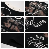 VINTAGE ストリート クロスワッフル Tシャツ T2072