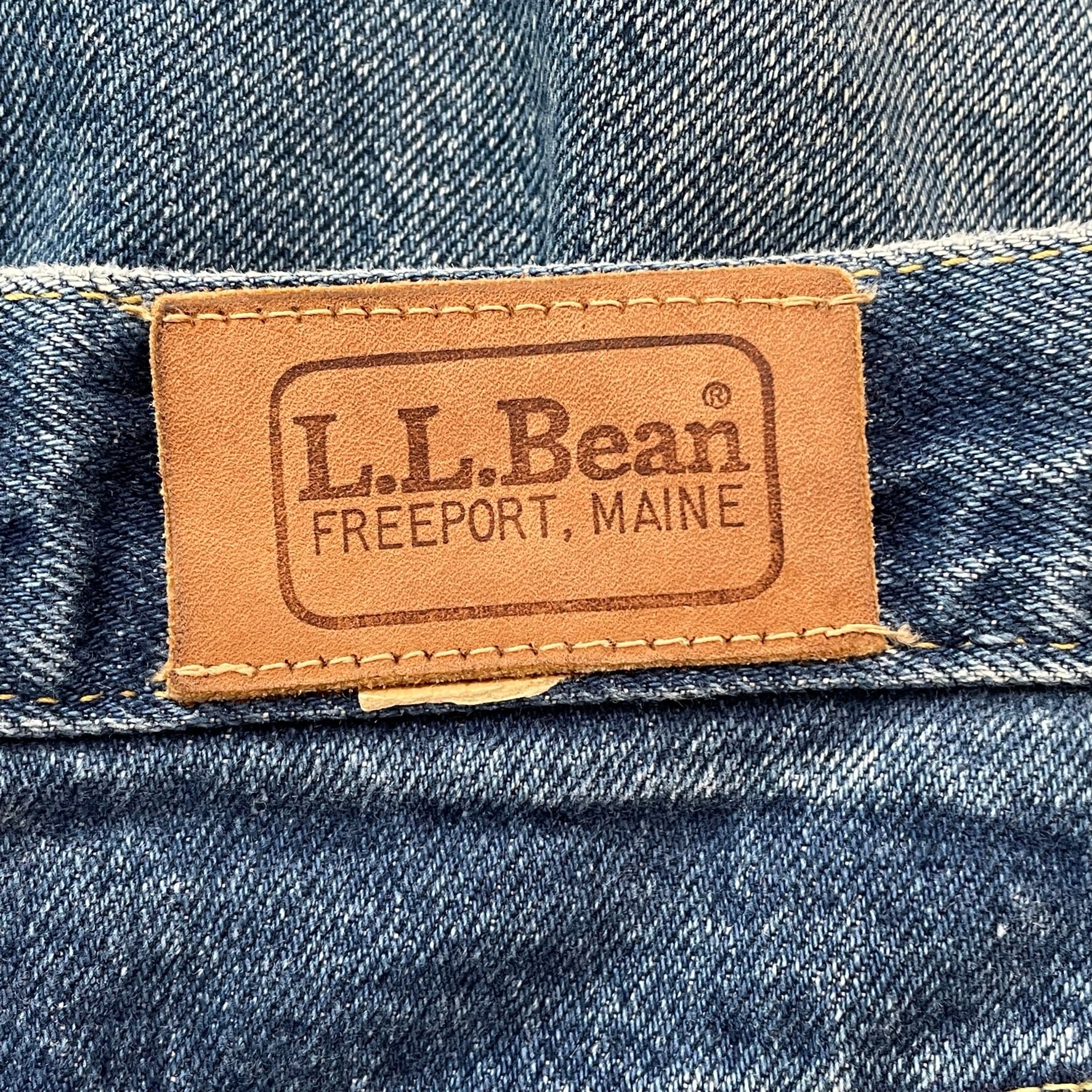 L.L.Bean】70s 80s USA製 デニム ロングスカート サイズ16 ビンテージ