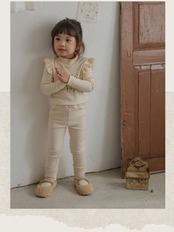韓国子供服 / 26winter / puella FLO / ティティレギンス / キッズ / 冬服 *90~140*