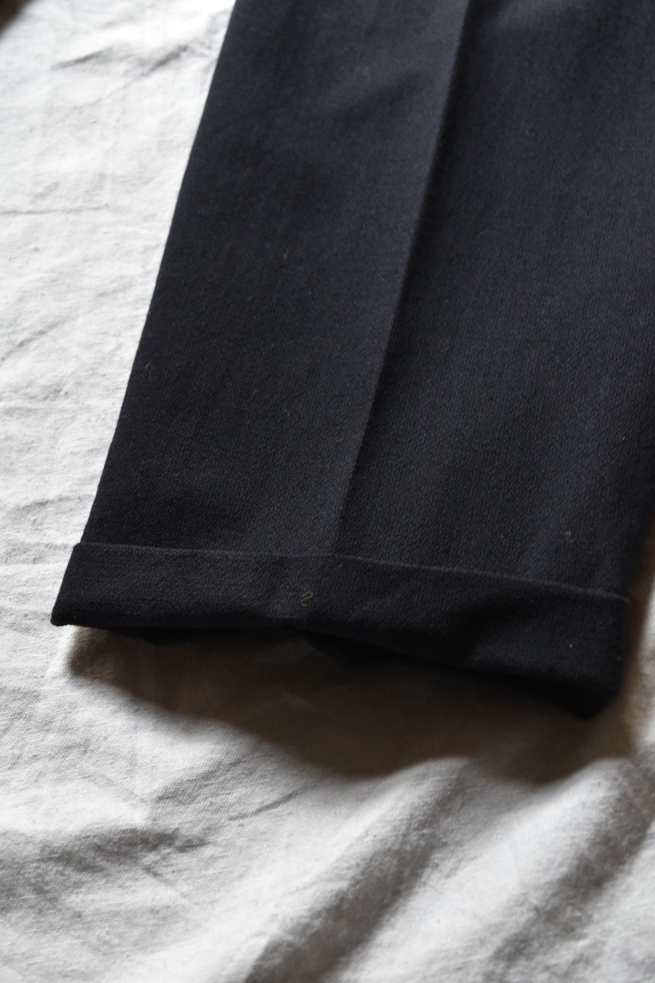 "COMME DES GARCONS HOMME" "田中オム" black slacks