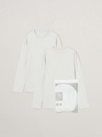 three dots / 2パックTシャツ レギュラーフィット長袖