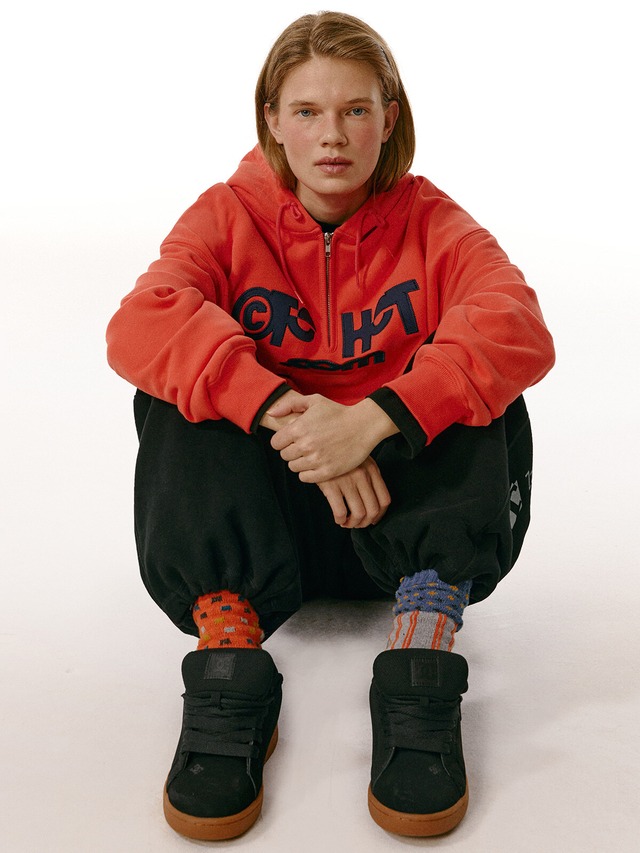 [TEKET] Rhythmic Pattern Socks Orange 正規品 韓国ブランド 韓国ファッション 韓国代行 日本 店舗 テケット