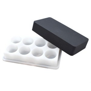 【特価処分】MYmama シリコン 遮光 蓋付き パレット レジン 保存容器 保管 ケース 調色パレット レジン 配色 混色 着色 シリコン道具