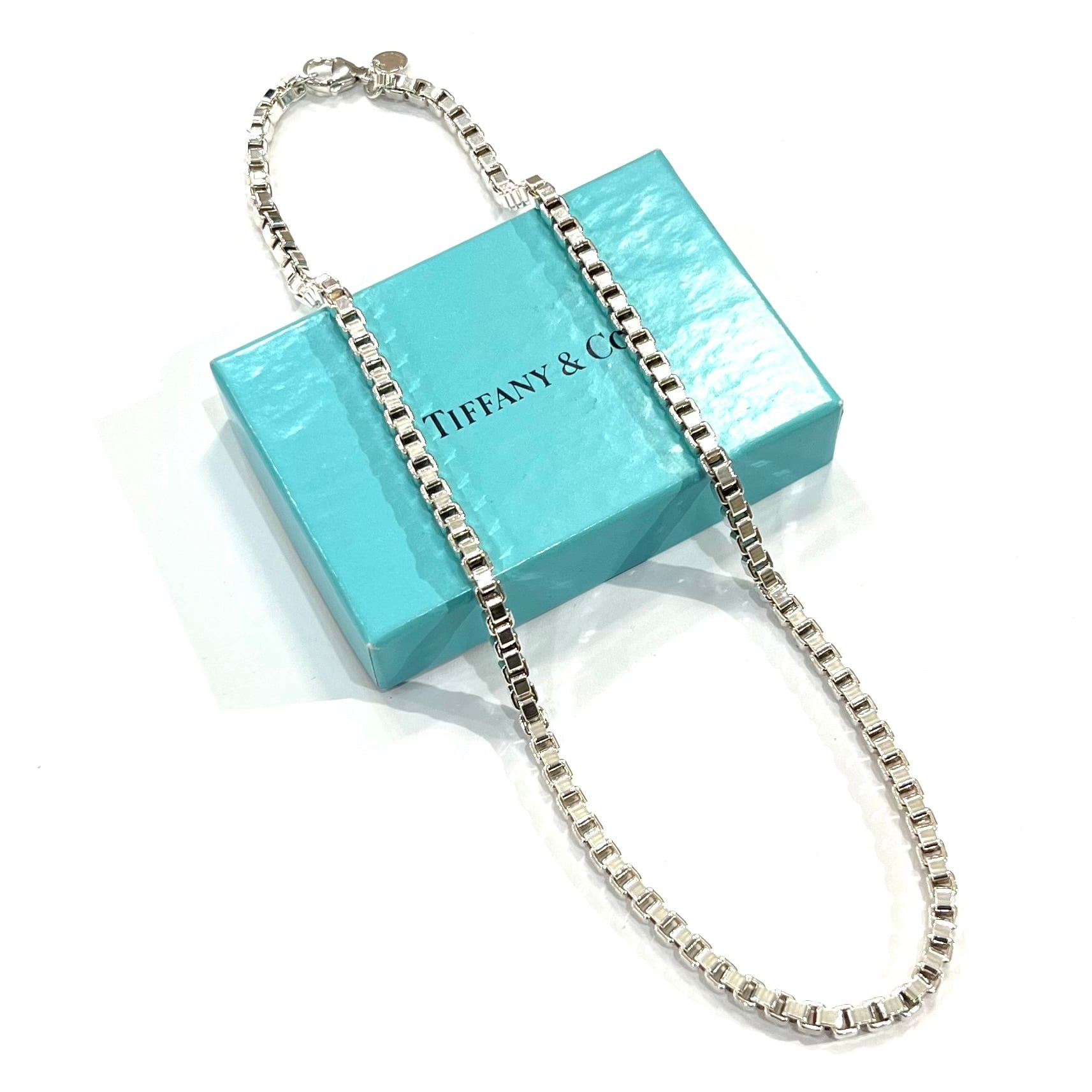 TIFFANY&CO. 】 2862 ティファニー 名作ベネチアンチェーン ネックレス