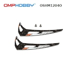 ◆M1EVO カーボンスタビライザー垂直尾翼 2ps　OSHM1204  (ネオヘリでM1EVO購入者のみ購入可）