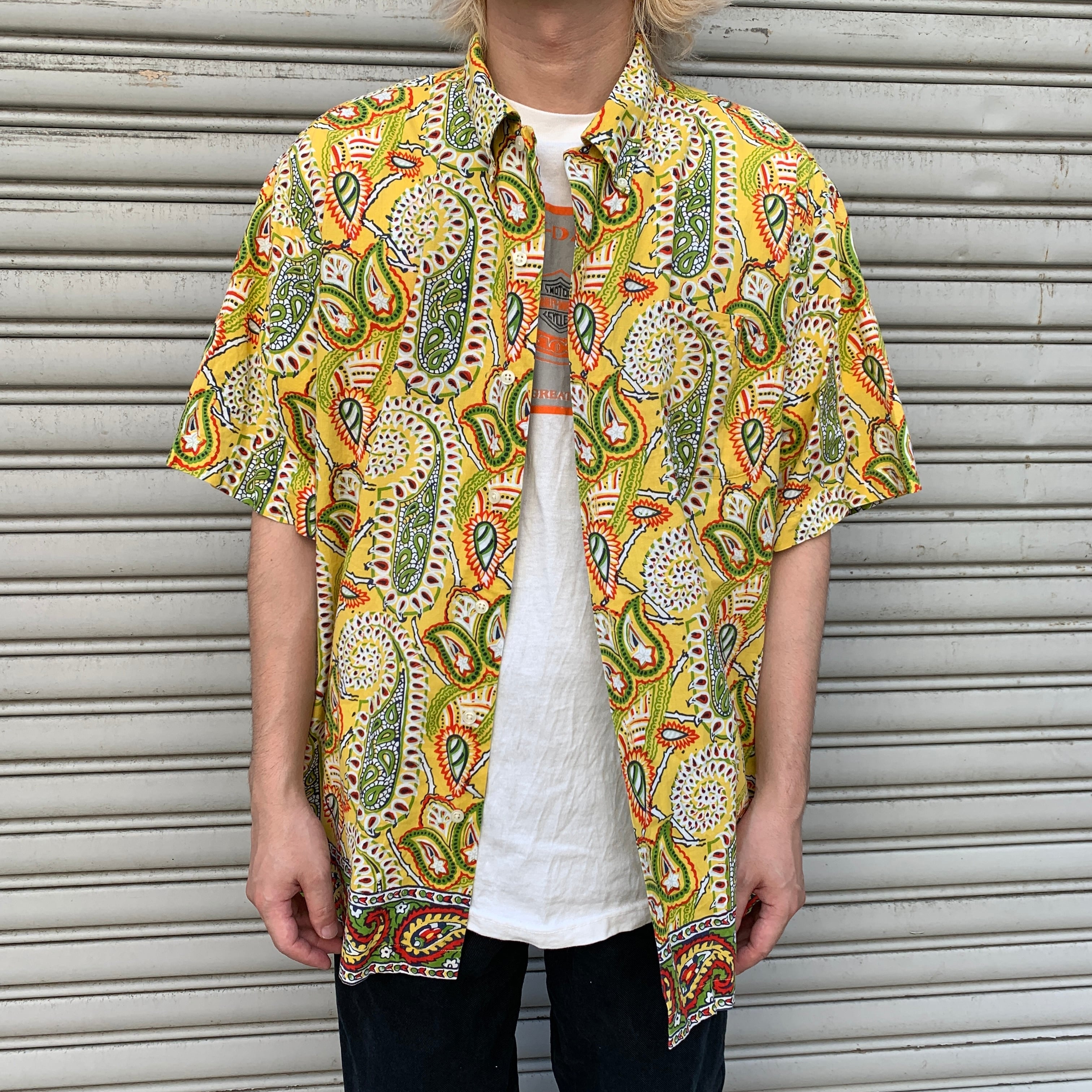 Ralph Lauren アロハシャツ BOB CAMP L ペイズリー柄 半袖 | 古着屋 Uan