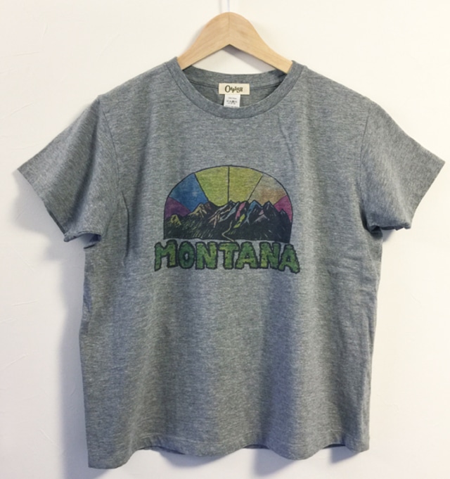 ［OAFISH］MONTANA ショートスリーブTシャツ レディース｜HEATHER GRAY