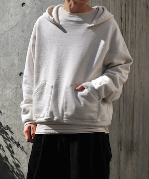 UNUSED / US2593 SWEAT HOODIE(HEATHER ASH)
