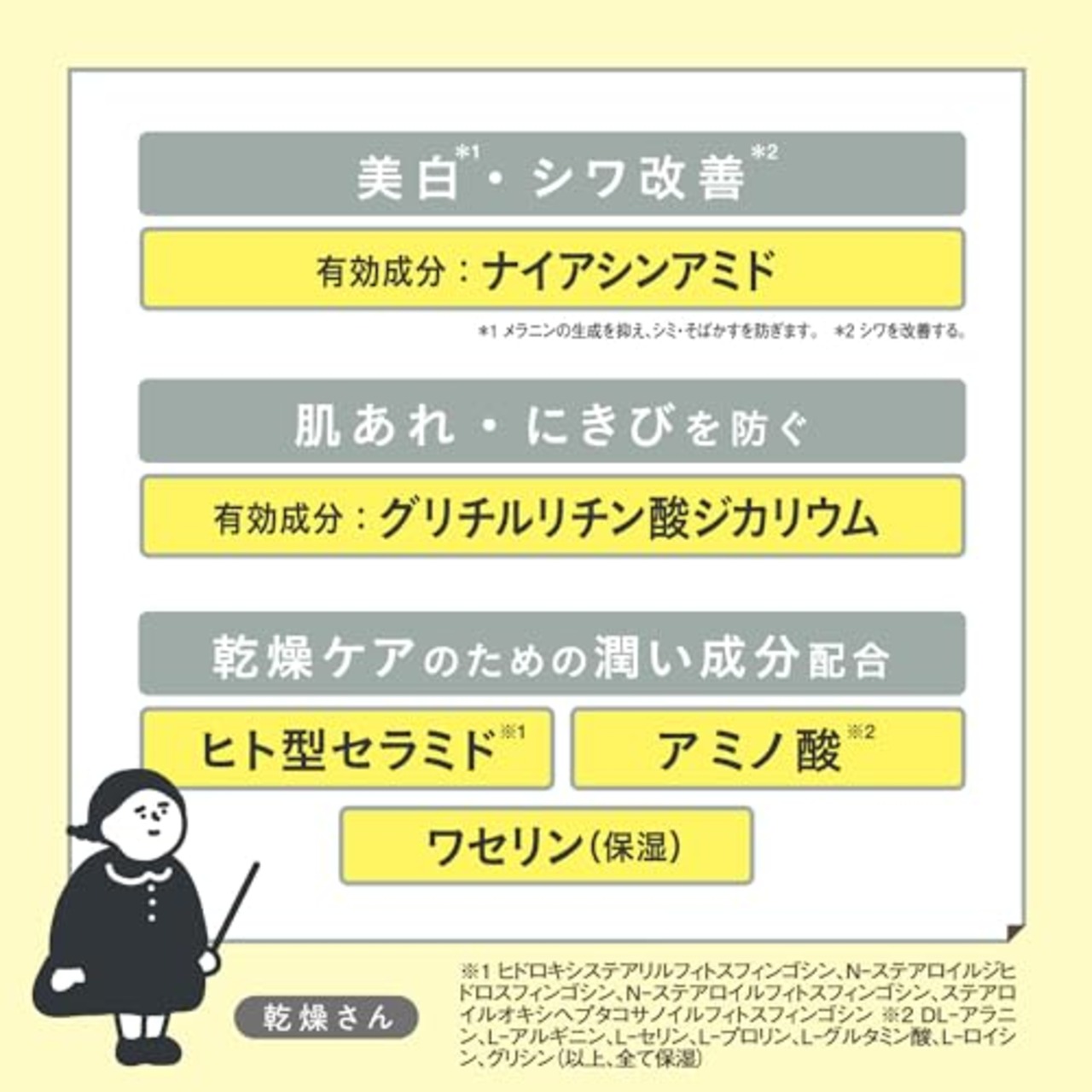 乾燥さん 薬用しっとりクリーム 50g フェイスクリーム 美容液 オールインワン シミ シワ 肌荒れ にきび 医薬部外品 しっとり 高保湿 アルコールフリー