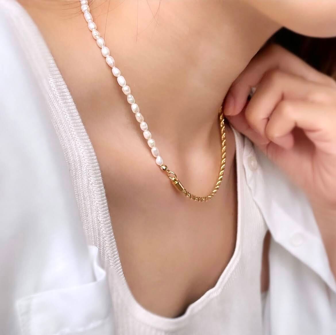 夜空 GSTV あこや真珠 シャイニーロープ フリーリング | www.italtras.com