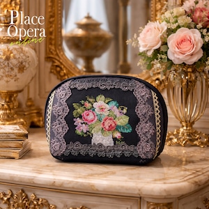 【プチポアン】ポーチ/ブラック