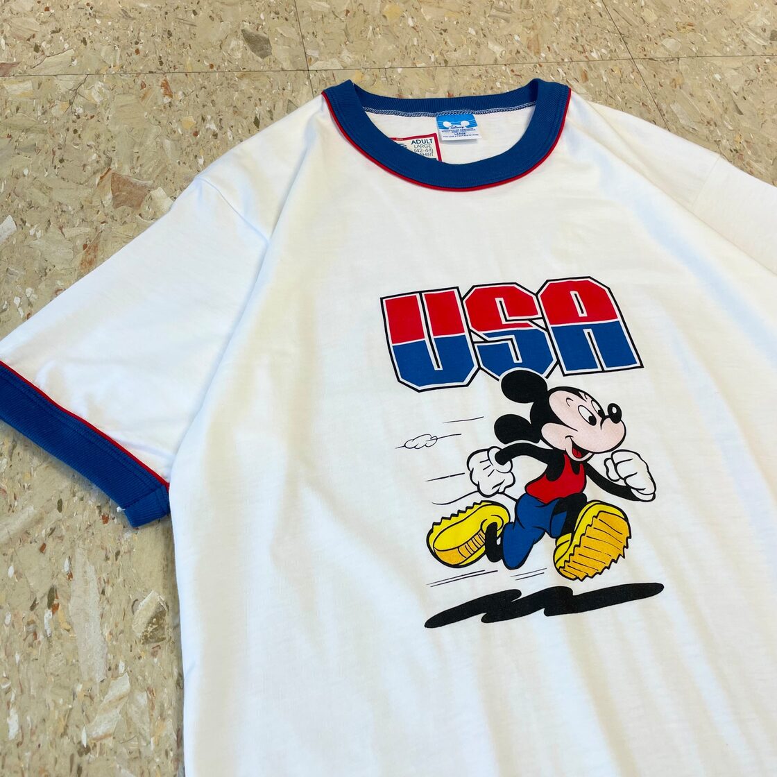 80s USA製 ﾃﾞｯﾄｽﾄｯｸ! 【Disney】 ロス五輪 ディズニー ミッキーマウス 