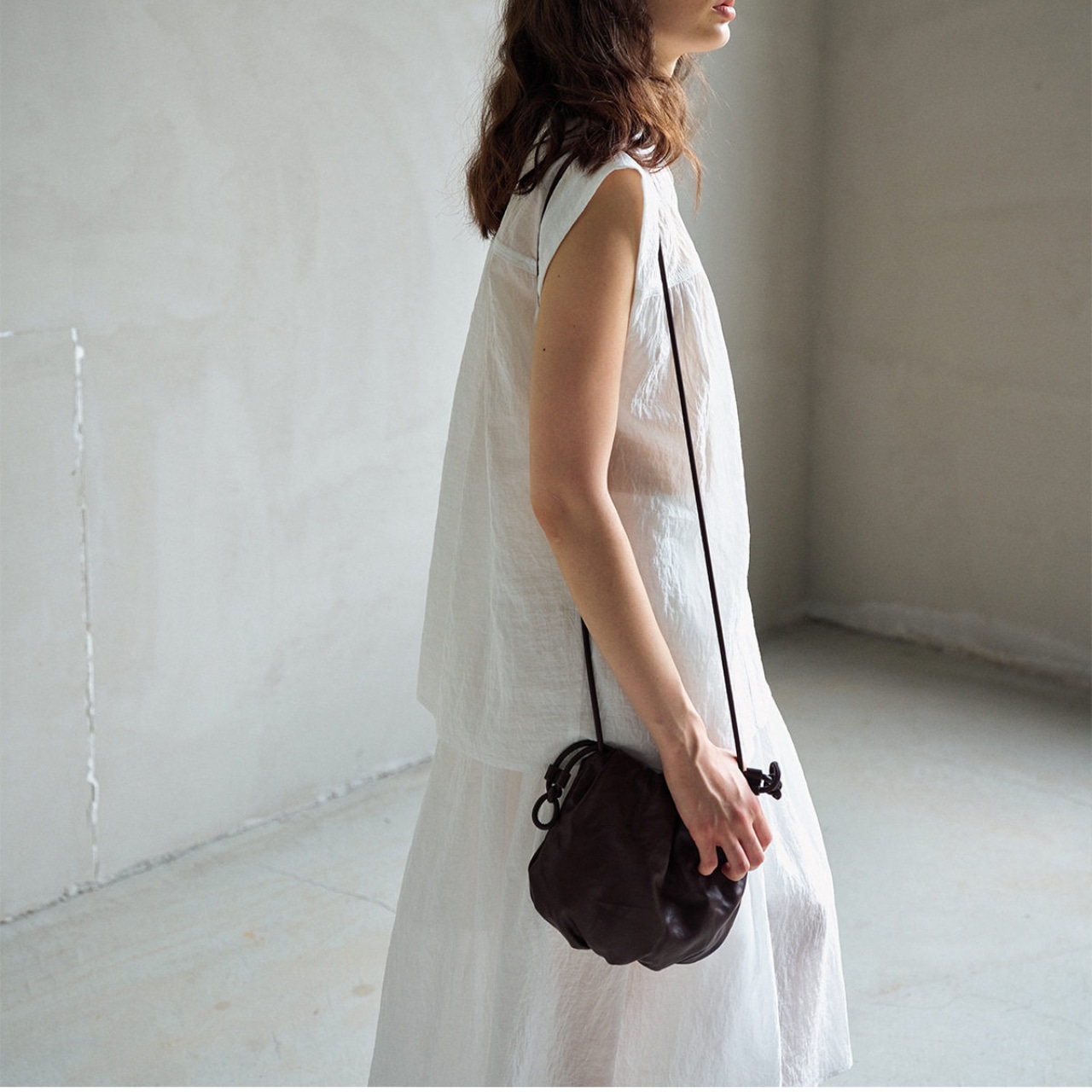 Sheer  Open Color Loose Shirt 【3color】 T4583