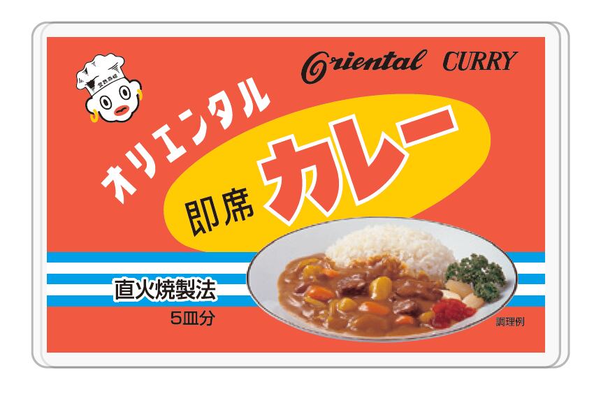 オリエンタルカレー アクリルバッジD（パッケージ） | ニッポンノイチ