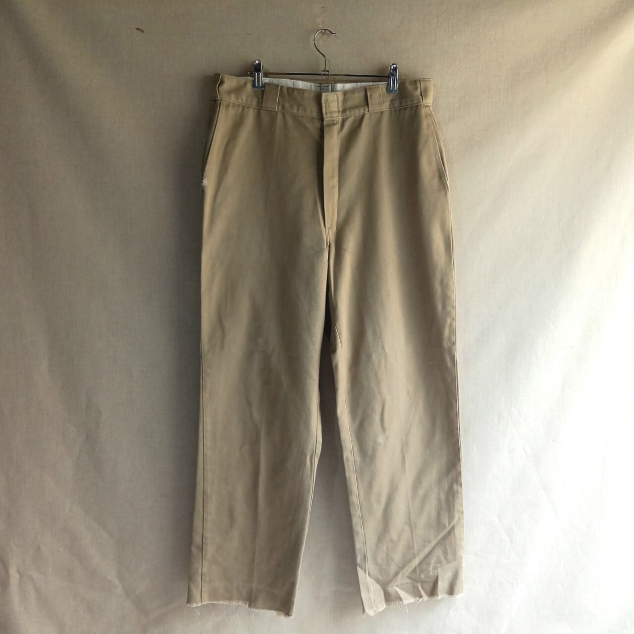 90s～ Dickies 874 ワークパンツ 35インチ位 ボロ ダメージ アメリカ製