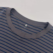 mont-bell モンベル ボーダー 長袖 Tシャツ L/グレー系 メンズ #1104818