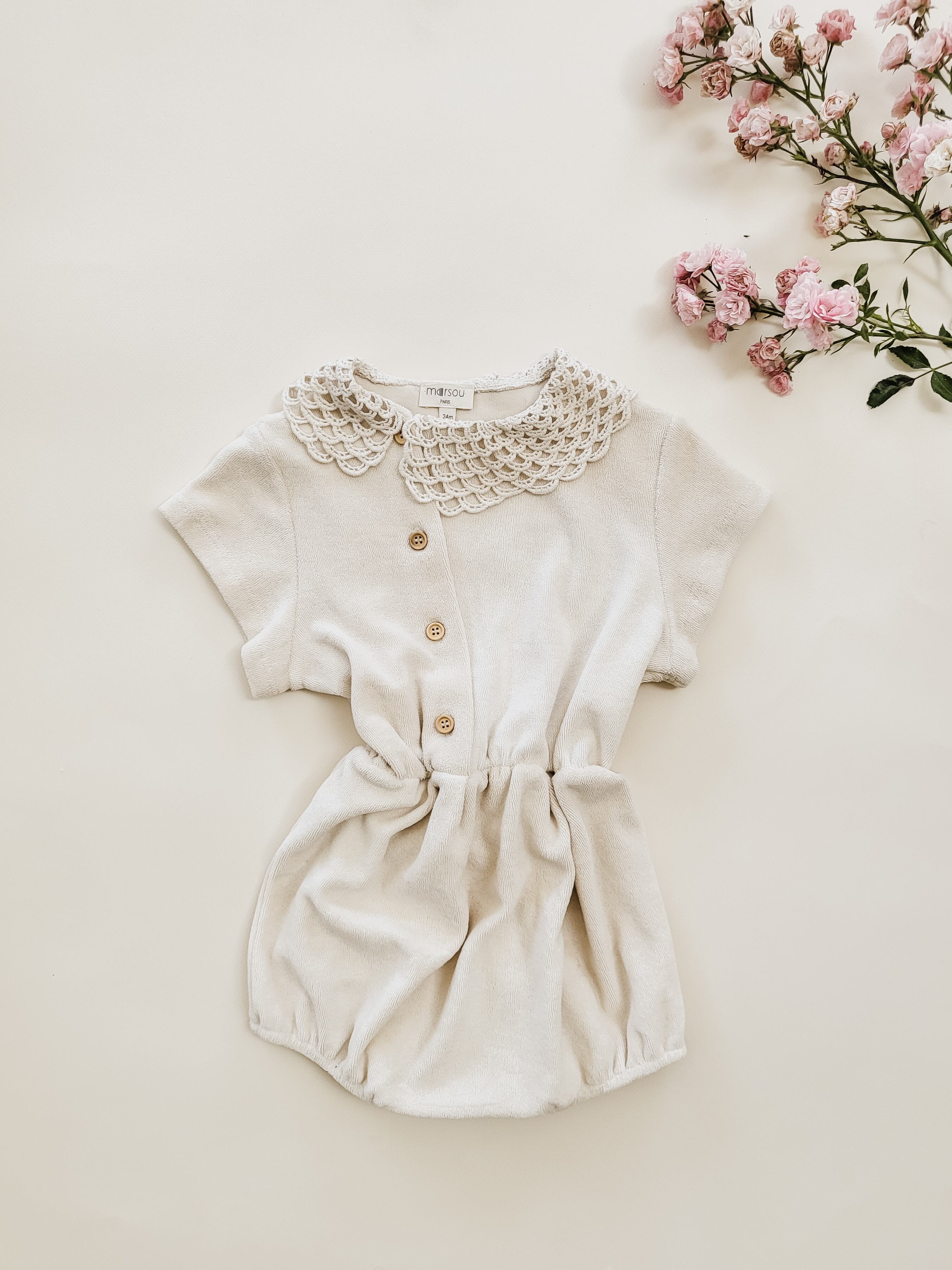 LOIR PARIS Robe col marin COLOMBE milk www.ch4x4.com