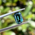ティールカラートルマリン クッションシェイプ 8.0x5.8x4.8mm, 1.75ct ナミビア産
