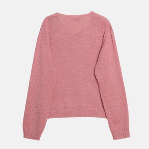 v-neck openwork knit　J00474