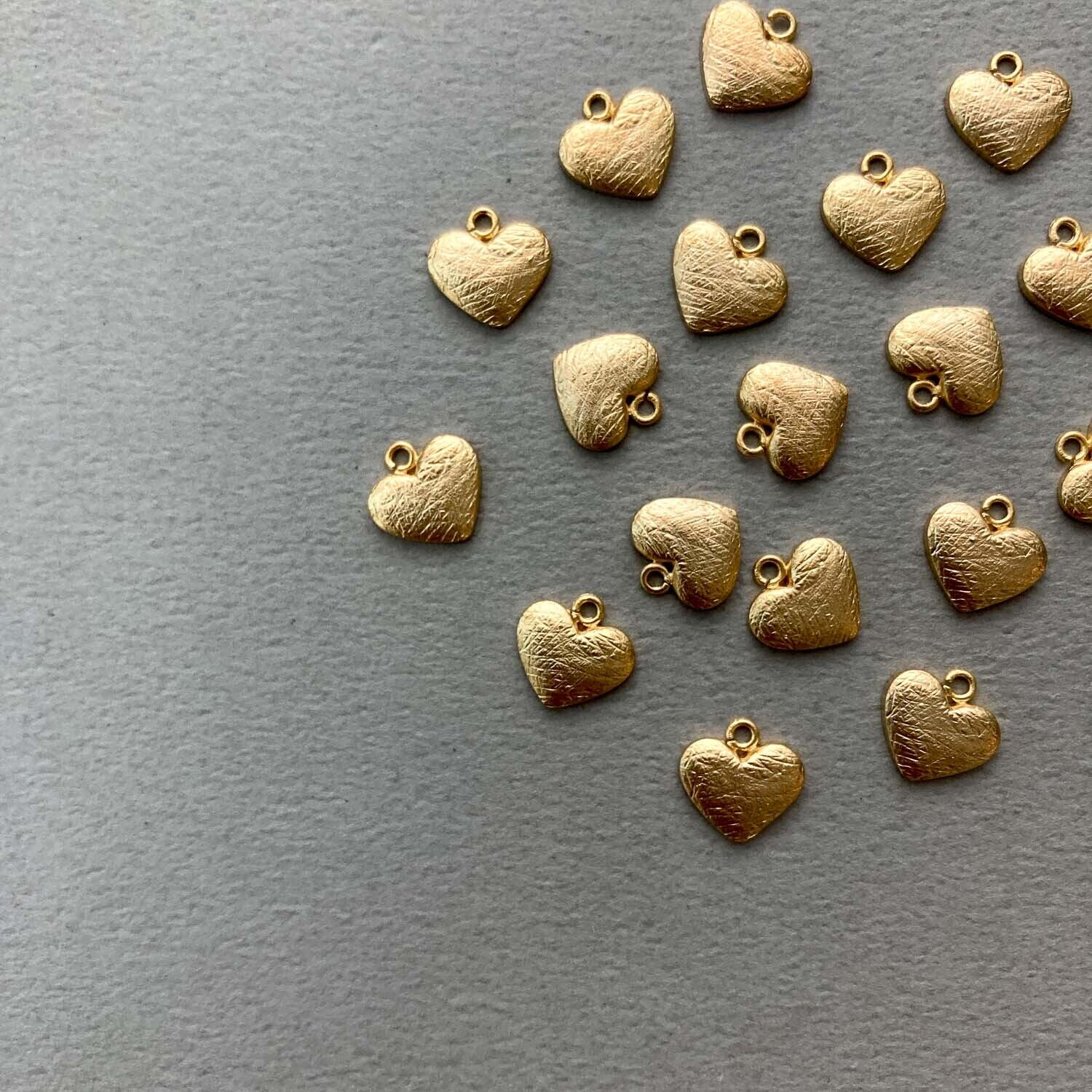 ミニハートメタルチャーム