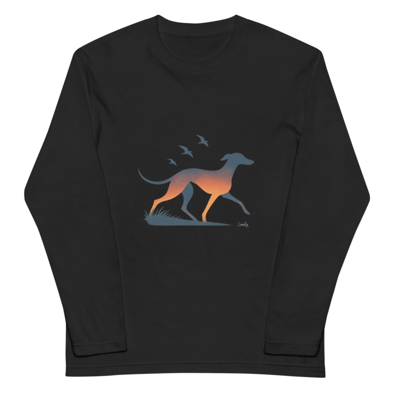 Wild Elegance ユニセックス長袖Tシャツ A0203