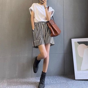 カジュアルストライプショートパンツ A429