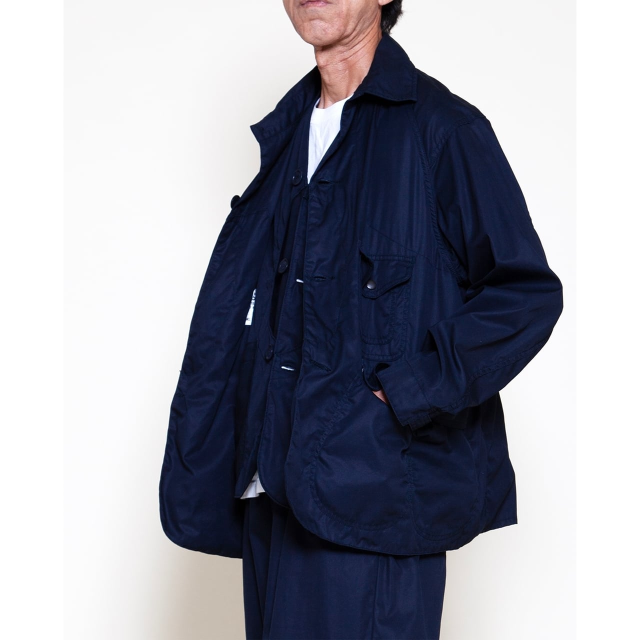 THE CORONA UTILITY / GAME JACKET High Density Chambray Gabardine