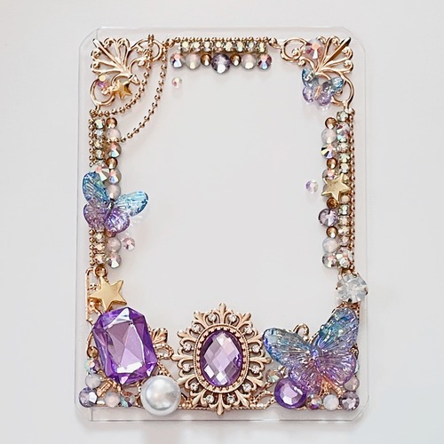 №054 飾れる！持ち歩ける！硬質カードケース デコ 硬質ケース