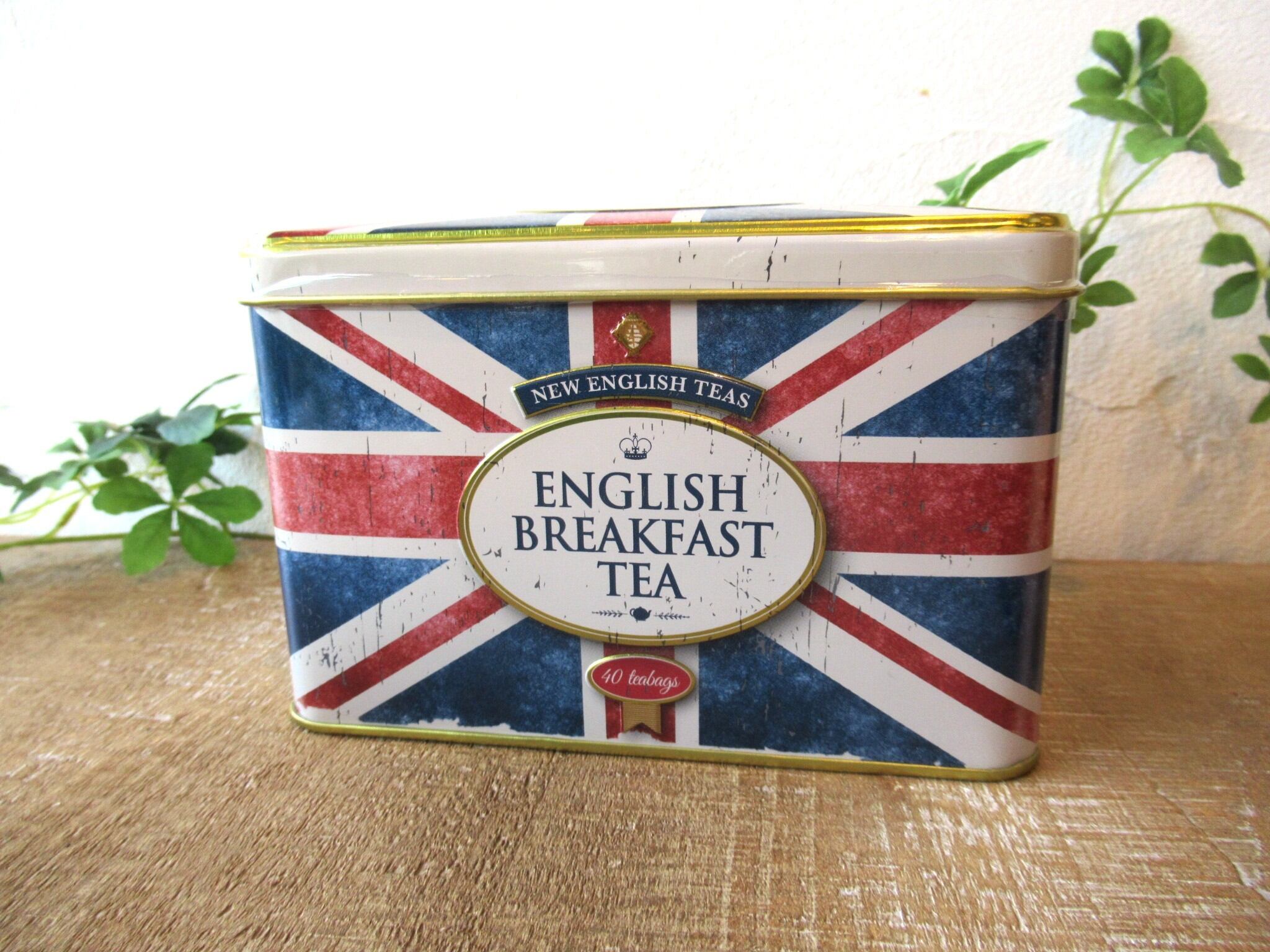 イギリス缶入り紅茶 ユニオンジャック イングリッシュブレックファースト Brilliant Tea ブリリアントティー