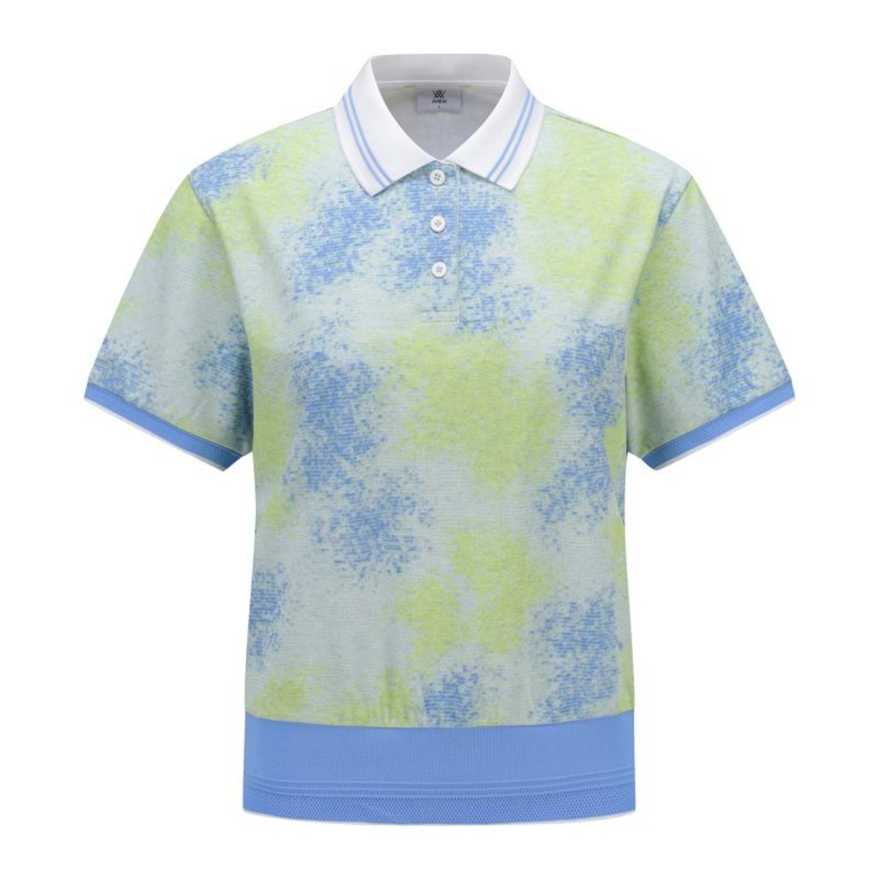 WOMEN SPRINKLED PATTERN SHORT T-SHIRT