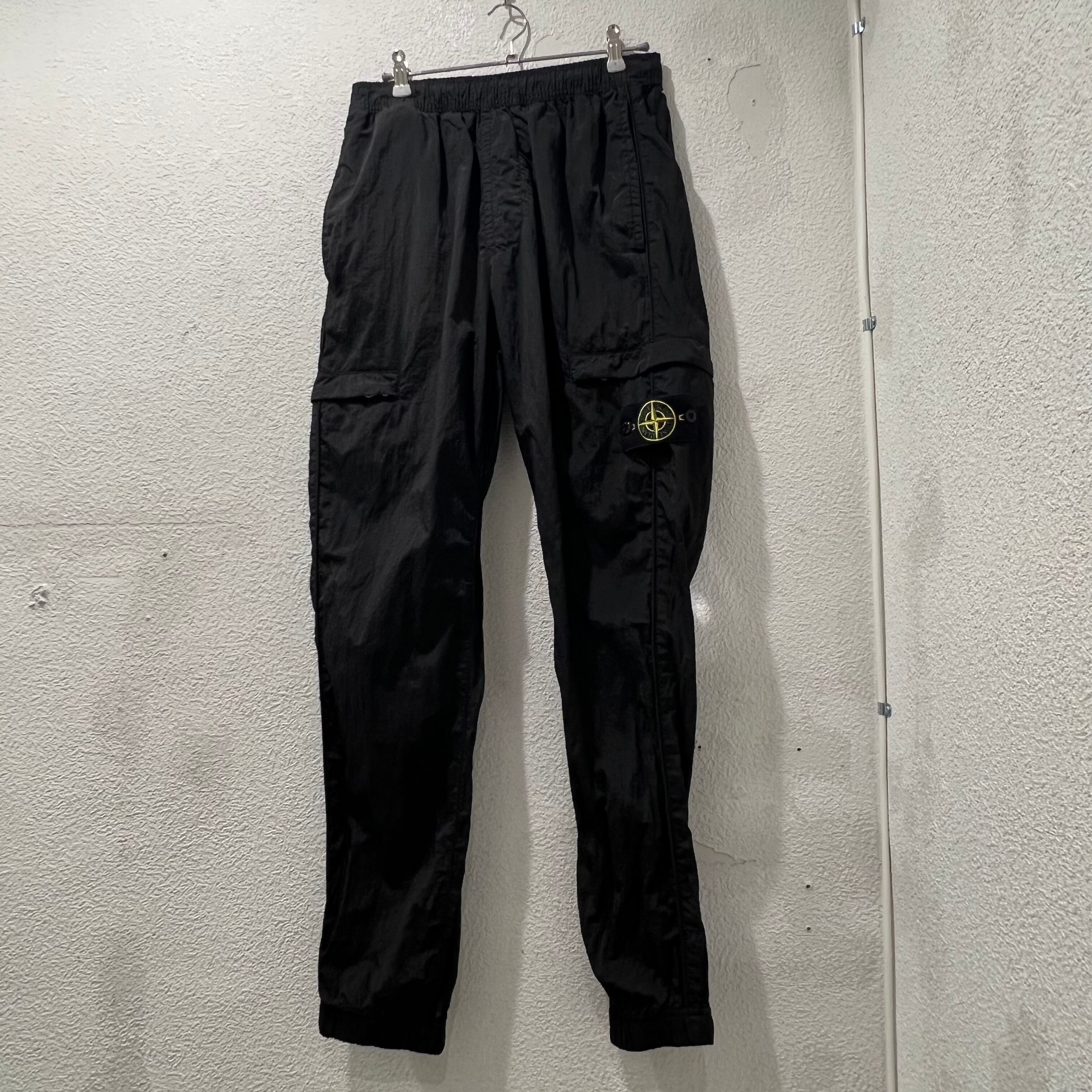 22SS STONE ISLAND ナイロンメタル カーゴパンツ-