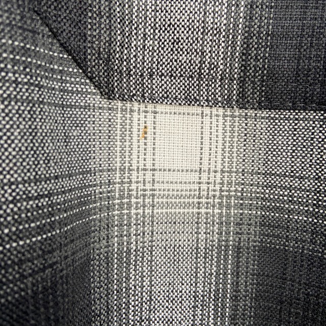 CALTOP オンブレチェック長袖シャツ L キャルトップ シャドーチェック