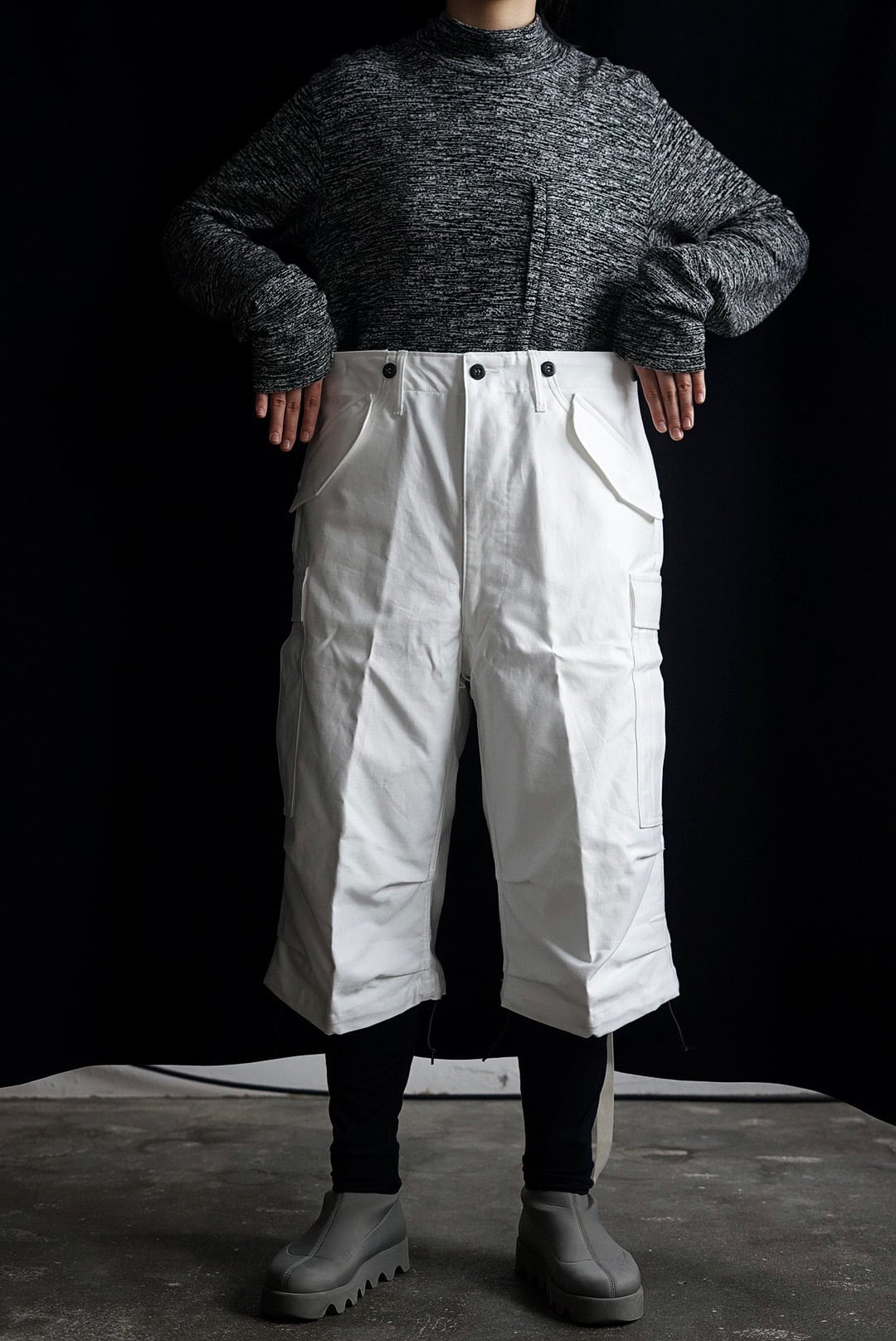 TUKI 原田服飾研究所　short short wide trousers 3 TUKI - 原田服飾研究所 - FIELD CARGO SHORTS | Brownie