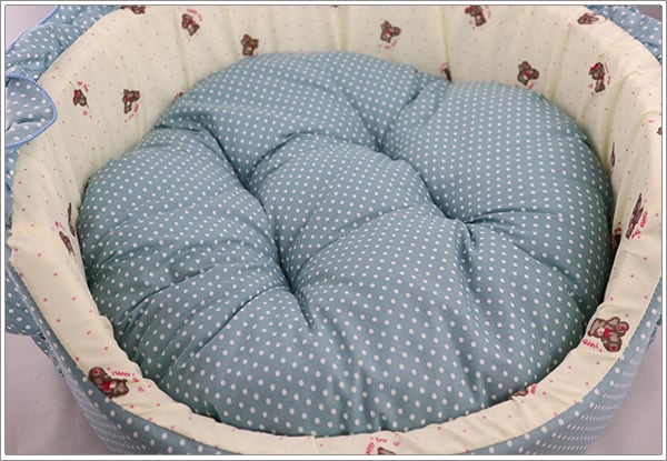 犬用ベッド PINK BLUE ペットハウス Sサイズ　小型犬 