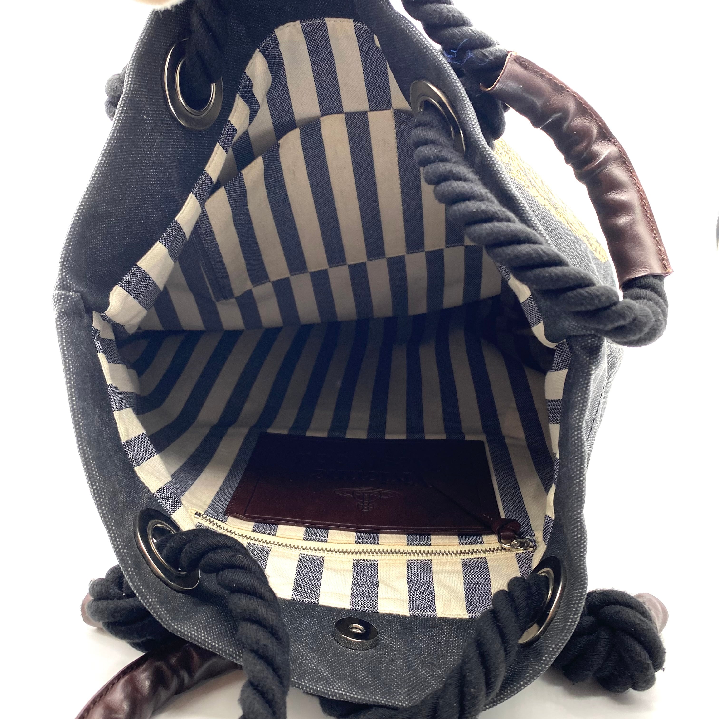 Vivienne Westwood floral Tote Bag Denim / ヴィンテージ  