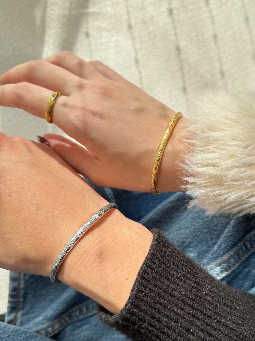 316L hawaiian simple bangle #b07 | rani