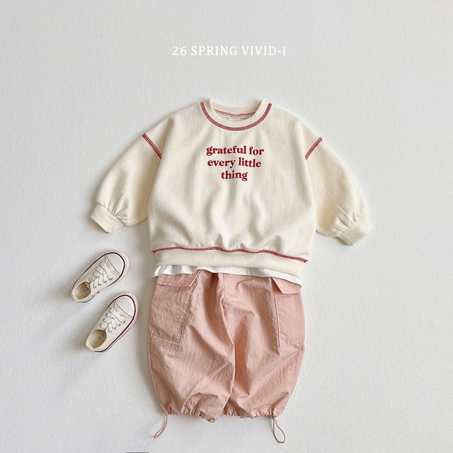 [即納S/M]≪VIVID-I≫Lettering Stitch Set cream red  97