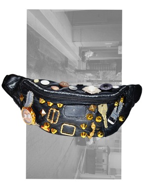 【sainen】WAIST BAG / BLACK