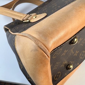 【最終処分SALE】LOUIS VUITTON ルイヴィトン  M40120モノグラムビバリーGM レザー ハンドバッグ ブラウン A-8205