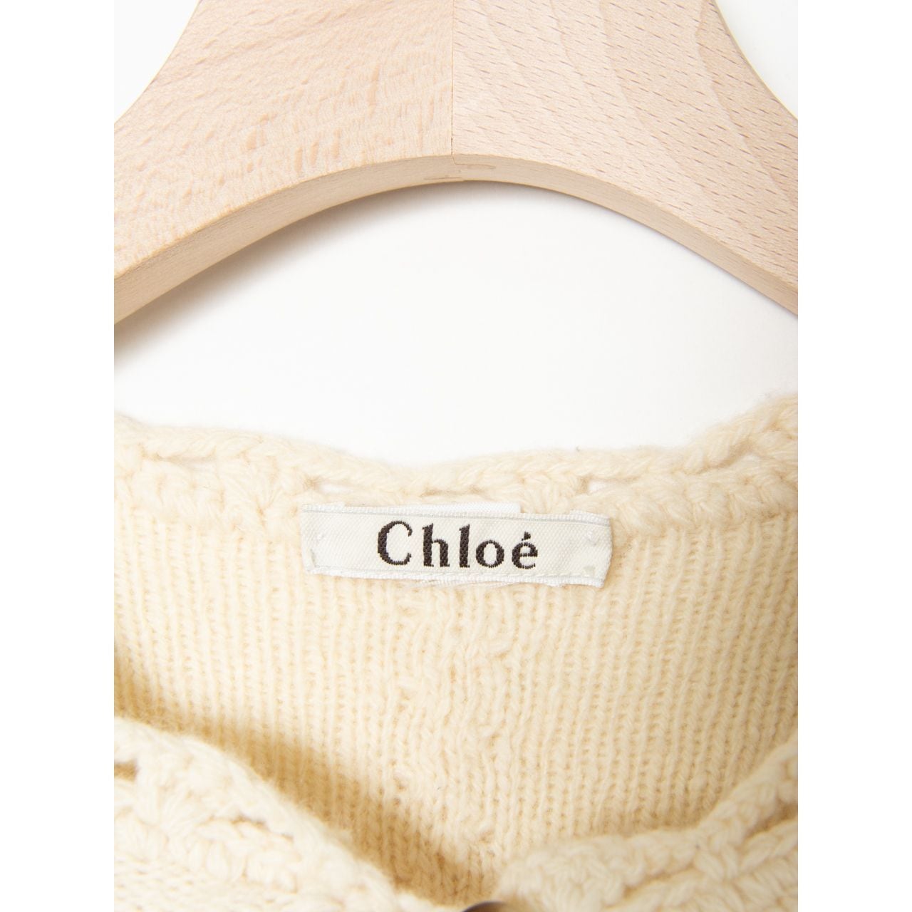 【Chloe】Cable knit cardigan（クロエ ケーブルニットカーディガン ）10b