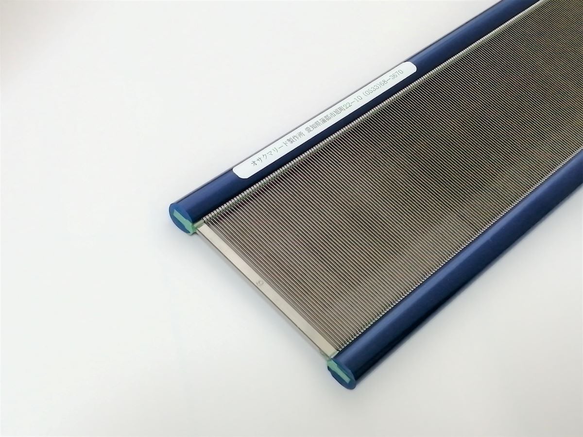 機織り 竹製の筬（おさ） 4個セット ステンレス筬 海外織機タイプ 40dents/10cm×60cm high12cm : Stainless