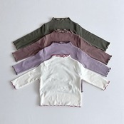 韓国子供服 / 26winter / my bebe / ヨーグルトハーフタートル / キッズ / 冬服 *XS~XL*